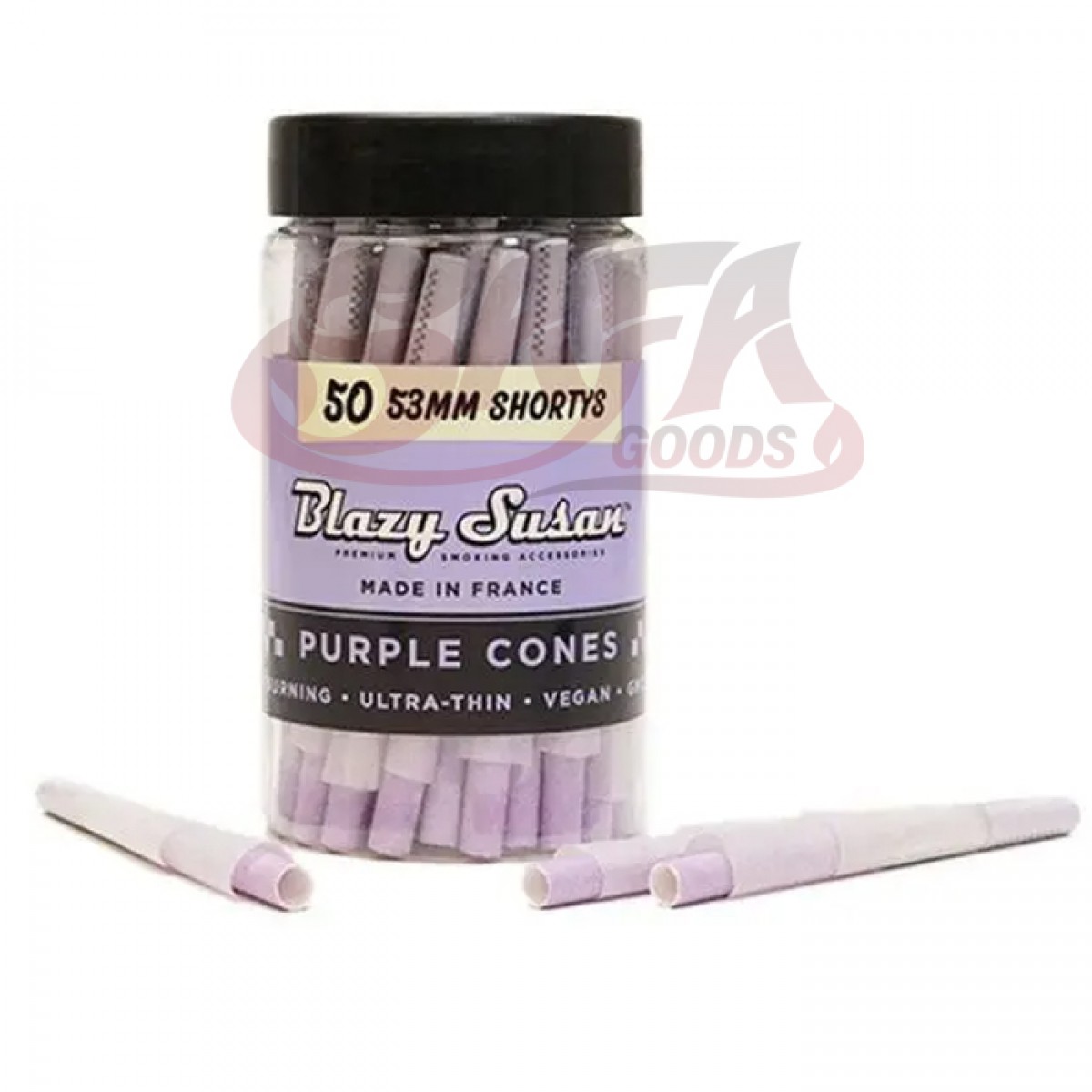 Blazy Susan - Purple Cones Shorty 53MM - 50CT Jar